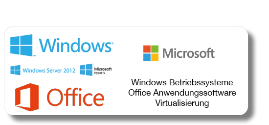Microsoft - Windows Betriebssysteme / Office Anwendungssoftware / Virtualisierung