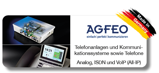 Telefonanlagen von AGFEO Telekommunikation